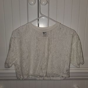 Lace crop top